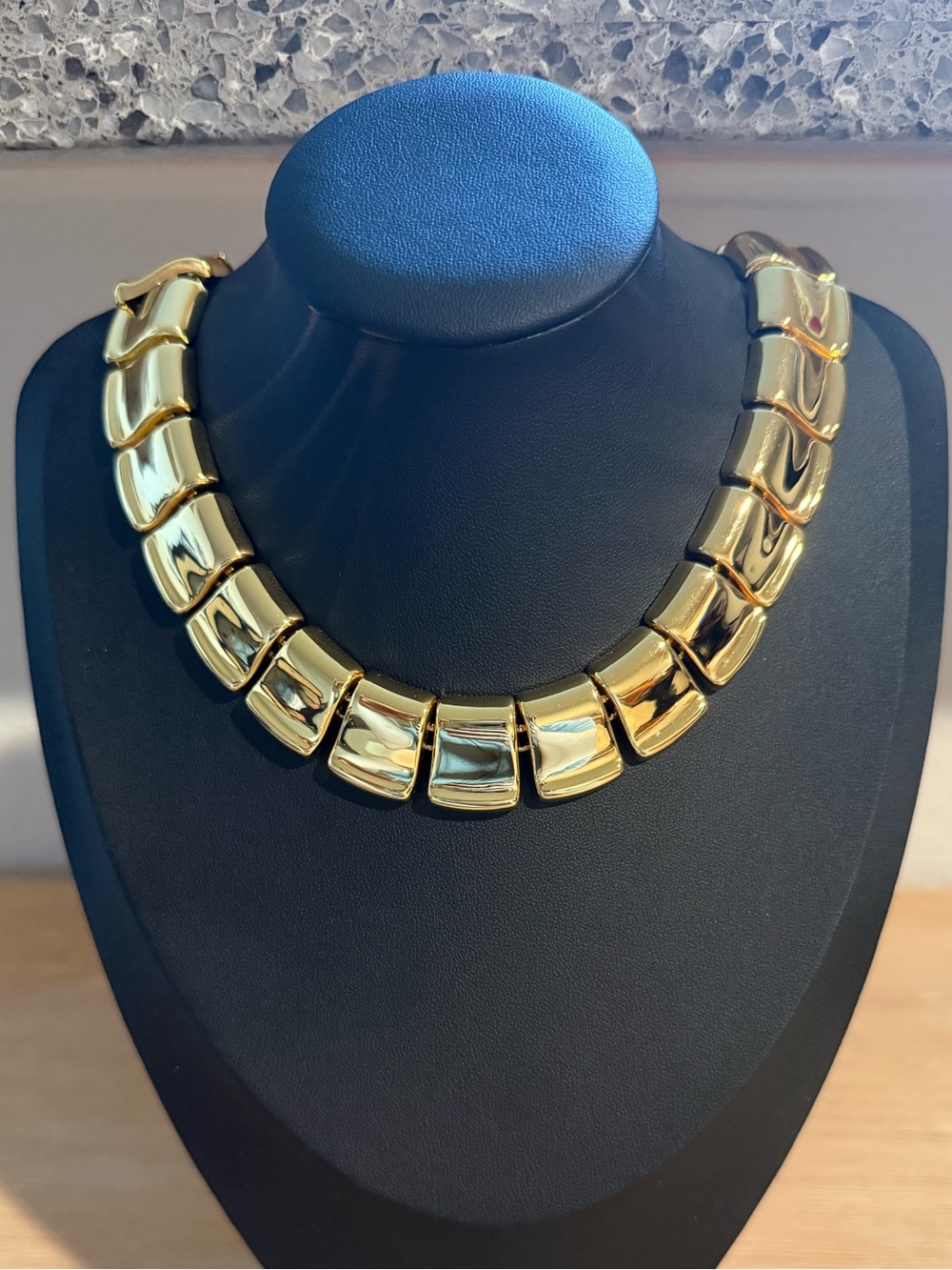 Vintage Chunky Gold Tone Necklace